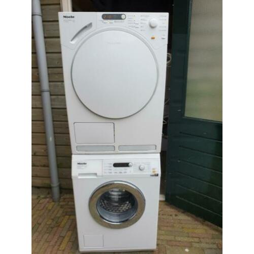 Set Miele Softcare wasmachine en Condensdroger