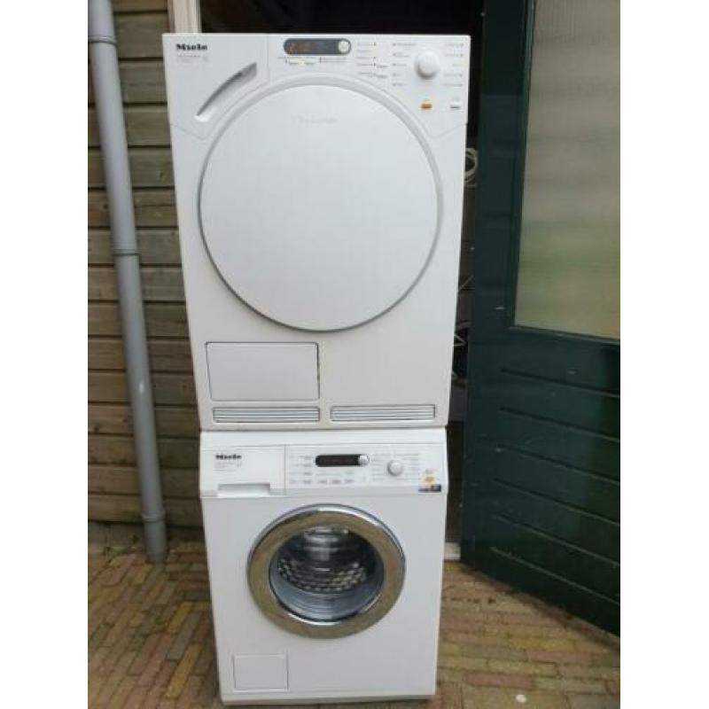 Set Miele Softcare wasmachine en Condensdroger