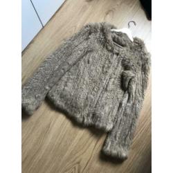 Ibana bont jas bontjas konijn 34 xs s