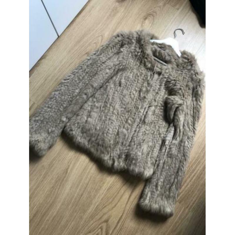Ibana bont jas bontjas konijn 34 xs s
