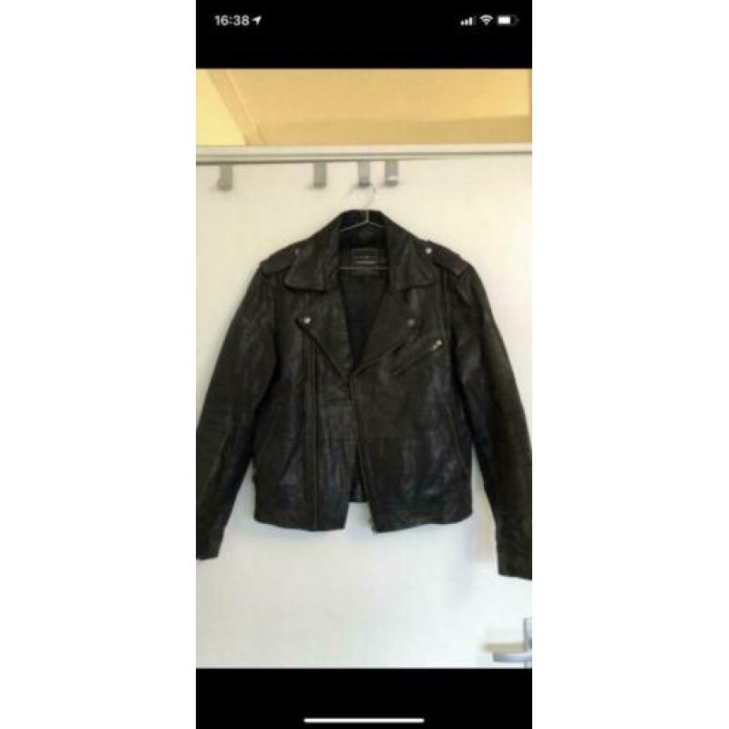 Topman 100% leren jas maat S