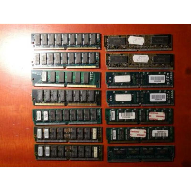 Geheugenmodules voor Retro jaren ’80 en ’90 computers