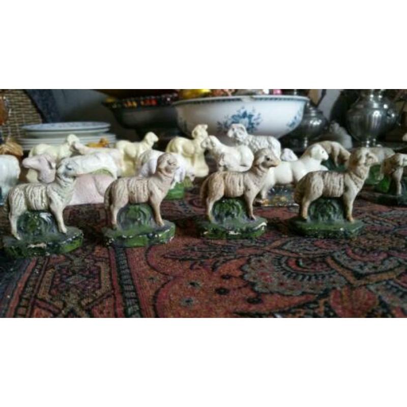 losse verkoop kerstbeeldjes schaapjes