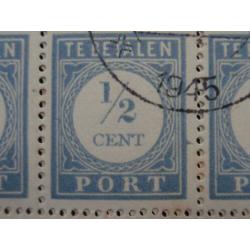 NL 1912; Cpl vel (200) 1/2 cent PORTzegels P44 GESTEMPELD