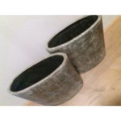 Prachtige smalle plantenpotten