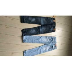 134 140 hoodie jongen blauw grijs trui met capuchon