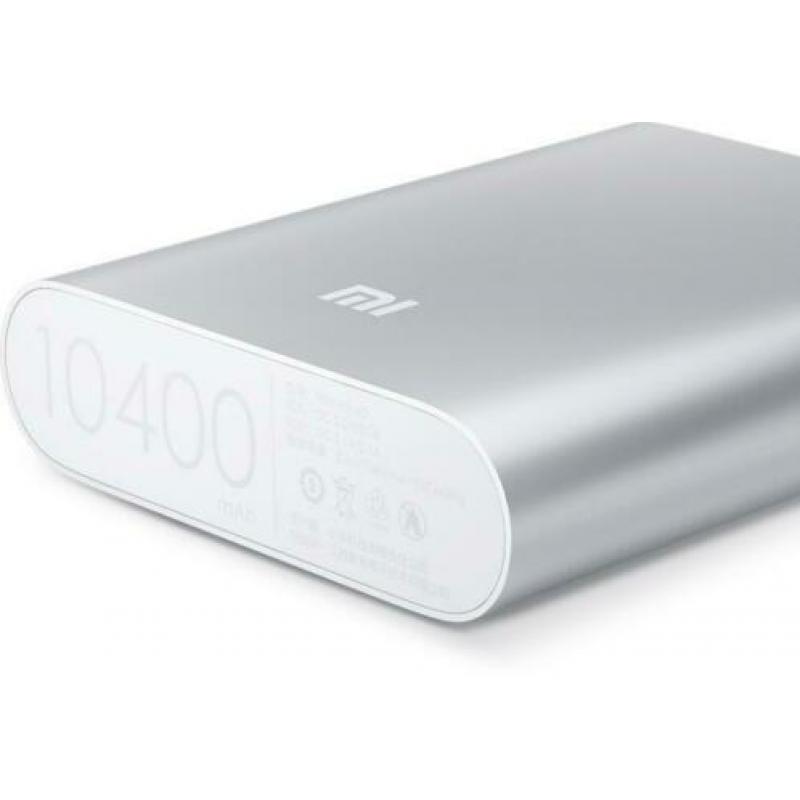 Xiaomi Mi Power Bank 10400mAh zilver 200% ORIGINEEL