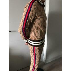 Originele Gucci GG Vest Trui Bruin Z!!