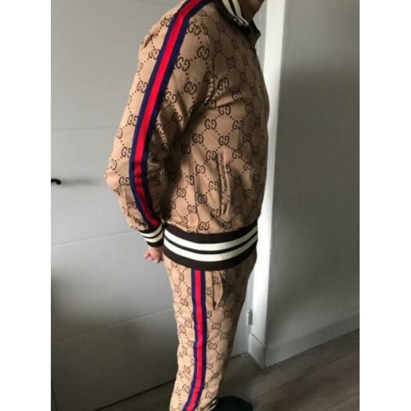 Originele Gucci GG Vest Trui Bruin Z!!