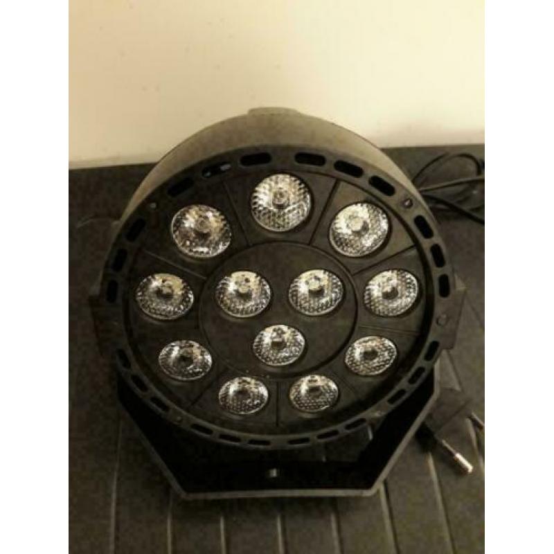 LED par rgbw 12x3W=36W LED RGBW DMX512 DISCO LAMP (NIEUW)