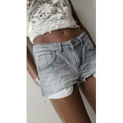 Sexy Short denim grijs maat 36