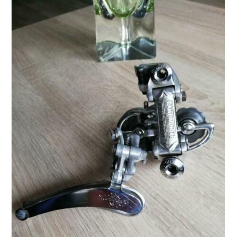 Vintage top conditie Campagnolo derailleur set patent 1979.