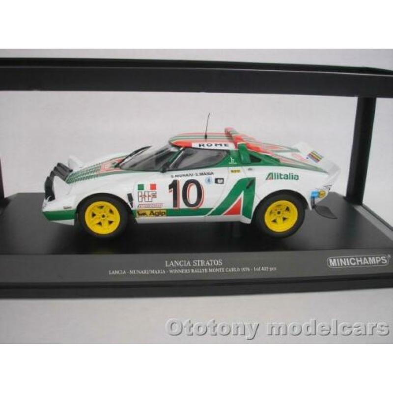 Lancia Stratos #10 Monte Carlo 1976 Munari 1/18 Minichamps