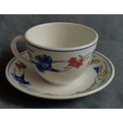 WOOD & SONS ALPINE MEADOW 6x kop en schotel H6,5xO9cm 20cl c