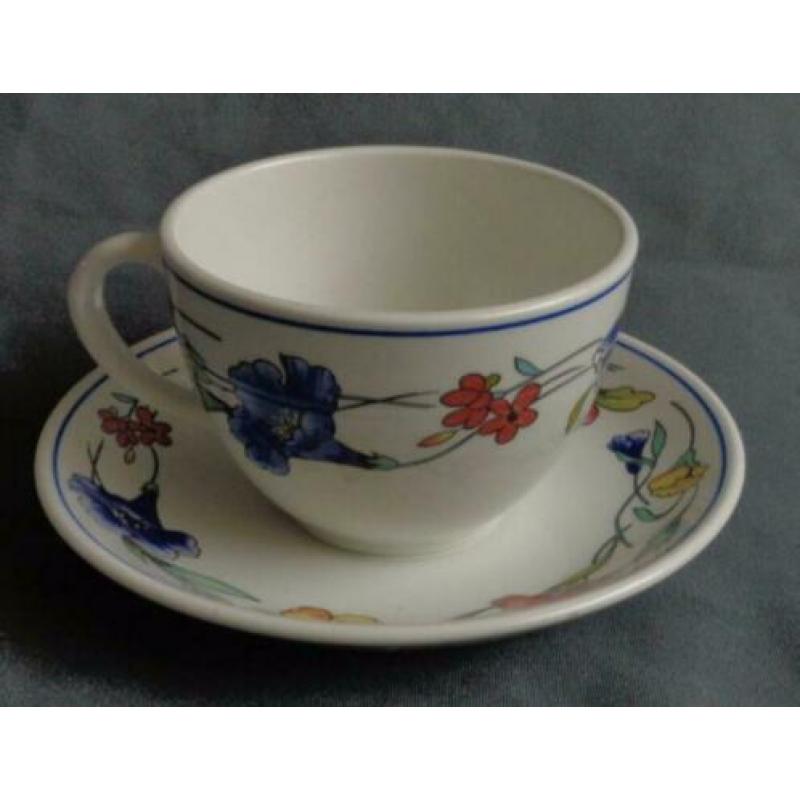 WOOD & SONS ALPINE MEADOW 6x kop en schotel H6,5xO9cm 20cl c