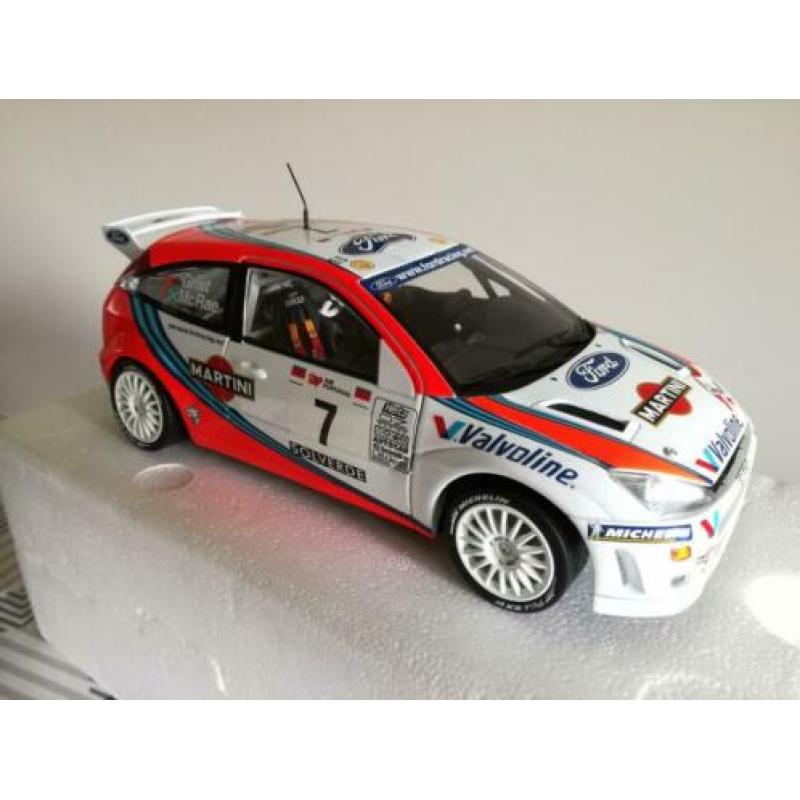 Ford Focus WRC #7 McRae WIN Portugal '99 ACTION AUTOart 1:18