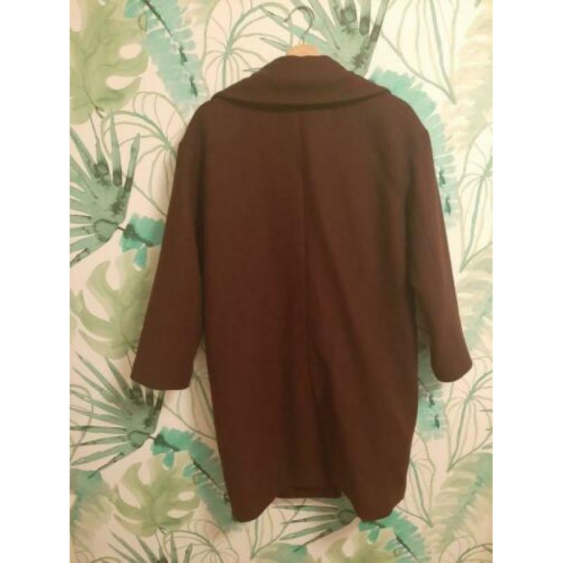 Zara mantel nieuw xs aubergine