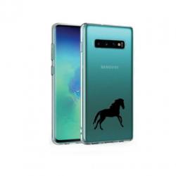 Samsung Galaxy S8-S10 E Transparante cover hoesjes paard