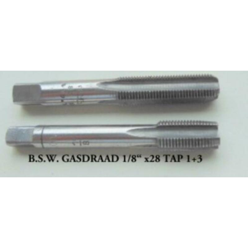 BSP tappen en snijplaten 1/8" t/m. 1,5" ( 3 )