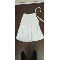 NIEUW gaaf witte MASSIMO DUTTI rok mt M 38/40, rokje wit