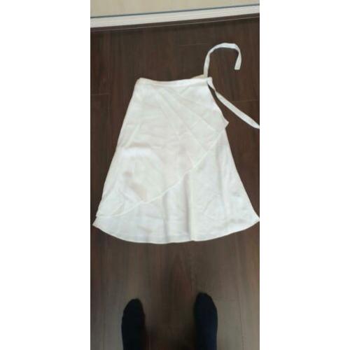 NIEUW gaaf witte MASSIMO DUTTI rok mt M 38/40, rokje wit