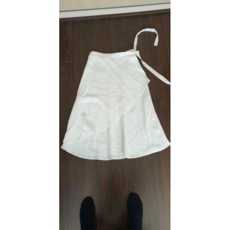 NIEUW gaaf witte MASSIMO DUTTI rok mt M 38/40, rokje wit