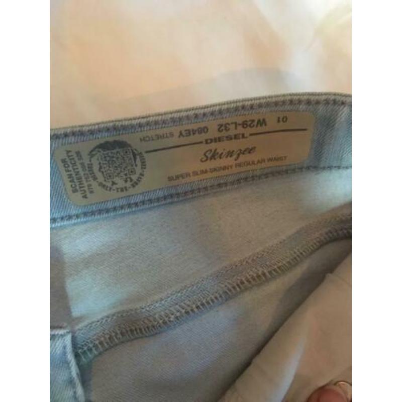 Diesel spijkerboek mt 29 NIEUW licht blauw