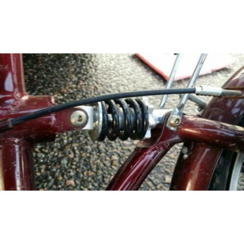 Rood vouwfiets