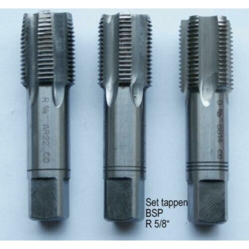 BSP tappen en snijplaten 1/8" t/m. 1,5" ( 3 )