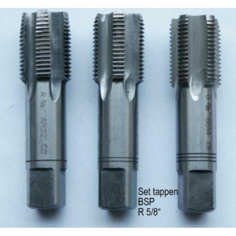 BSP tappen en snijplaten 1/8" t/m. 1,5" ( 3 )