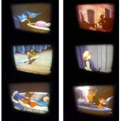x 8mm film 2x Walt Disney Assepoester 120mtr kleur geluid -