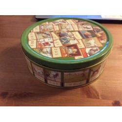 leuke aap-noot-mies koekblik