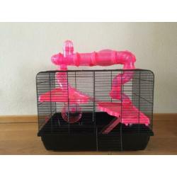 Hamsterkooi met Buizen/glijbanen