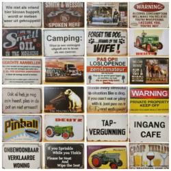 darts bull's eye pinup reclamebord wandbord van metaal 30x20