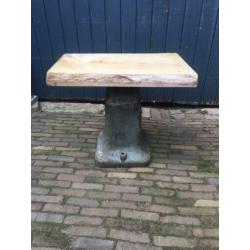Vintage hifi / tv tafel industriële stijl