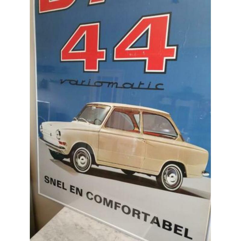 Oude reclame poster Daf 44 variomatic