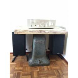 Vintage hifi / tv tafel industriële stijl