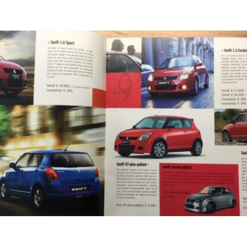 Autofolder/Brochure Suzuki modellenoverzicht 2007 24 pagina'