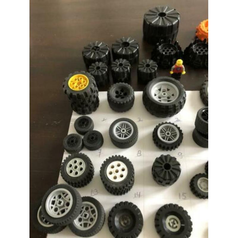 lego onderdelen verschillende lego wielen