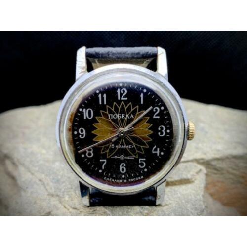 Zeer bijzonder Pobeda 2MWF, mechanisch herenhorloge!