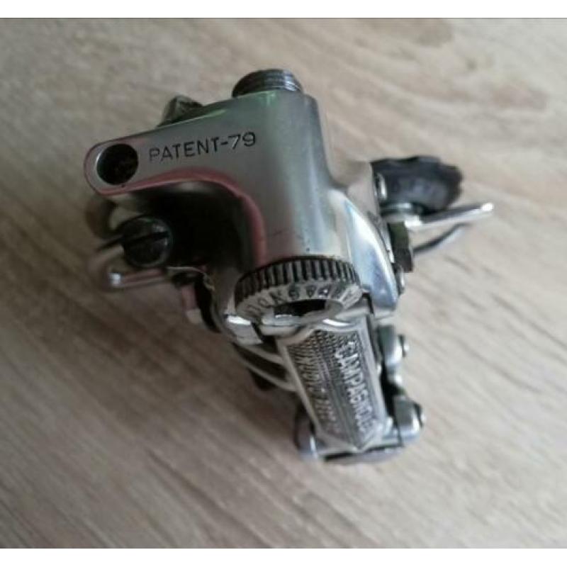 Vintage top conditie Campagnolo derailleur set patent 1979.