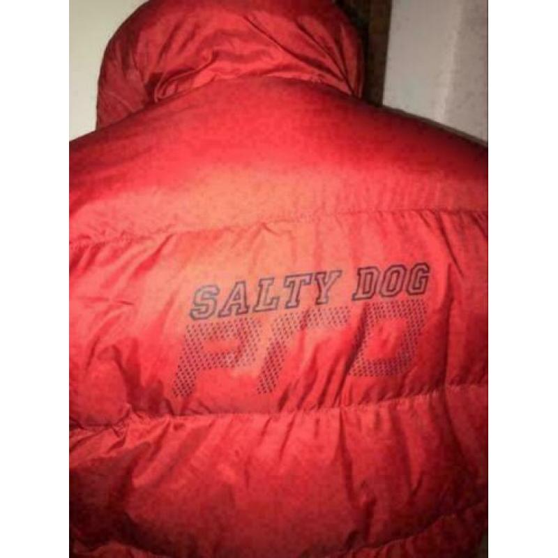 Salty dog kinder jas maat 176 ( kinder xl) winterjas merk
