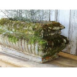 Antieke Franse stenen jardiniere
