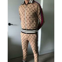 Originele Gucci GG Vest Trui Bruin Z!!