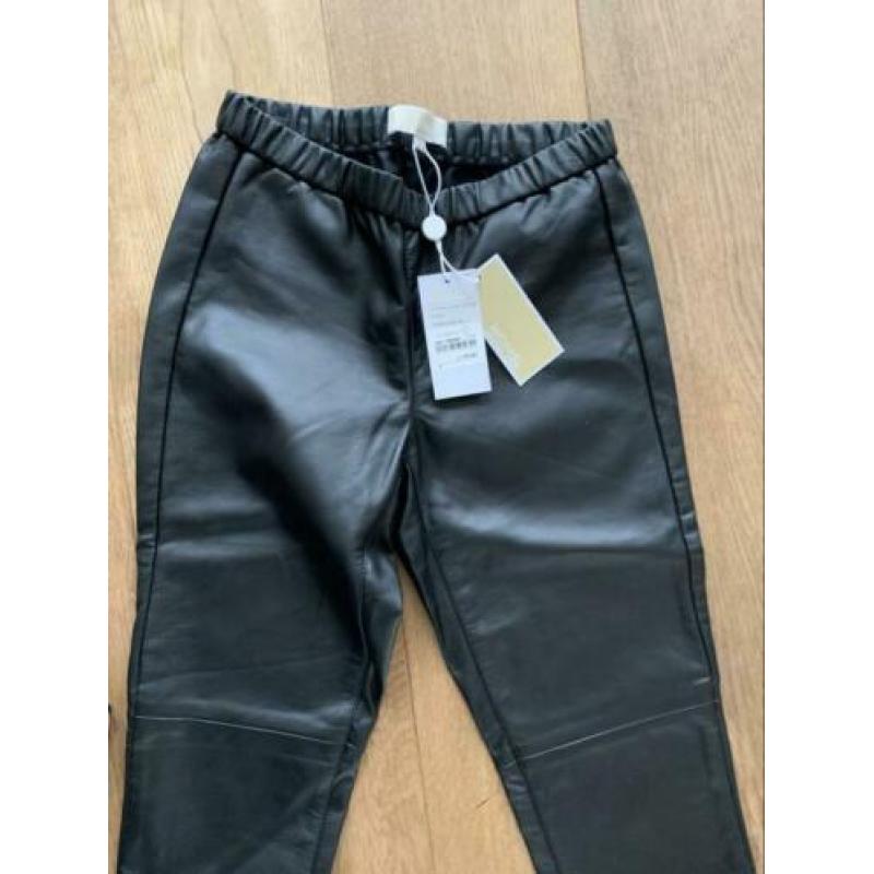 Michael Kors lederlook broek nieuw, kaartjes eraan maat 34