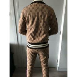 Originele Gucci GG Vest Trui Bruin Z!!