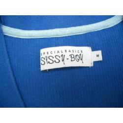 SISSY BOY vest heren m 48 50 blauw colbert jas jasje