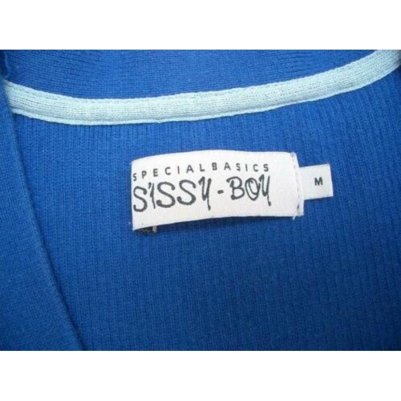 SISSY BOY vest heren m 48 50 blauw colbert jas jasje