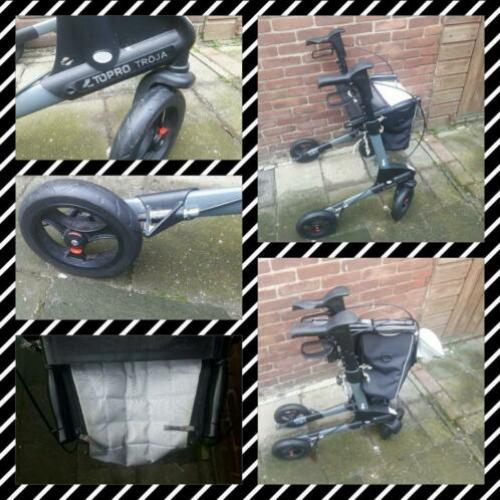 Topro Troja rollator 2G lichtgewicht tot 150 kg met tas