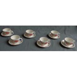 WOOD & SONS ALPINE MEADOW 6x kop en schotel H6,5xO9cm 20cl c